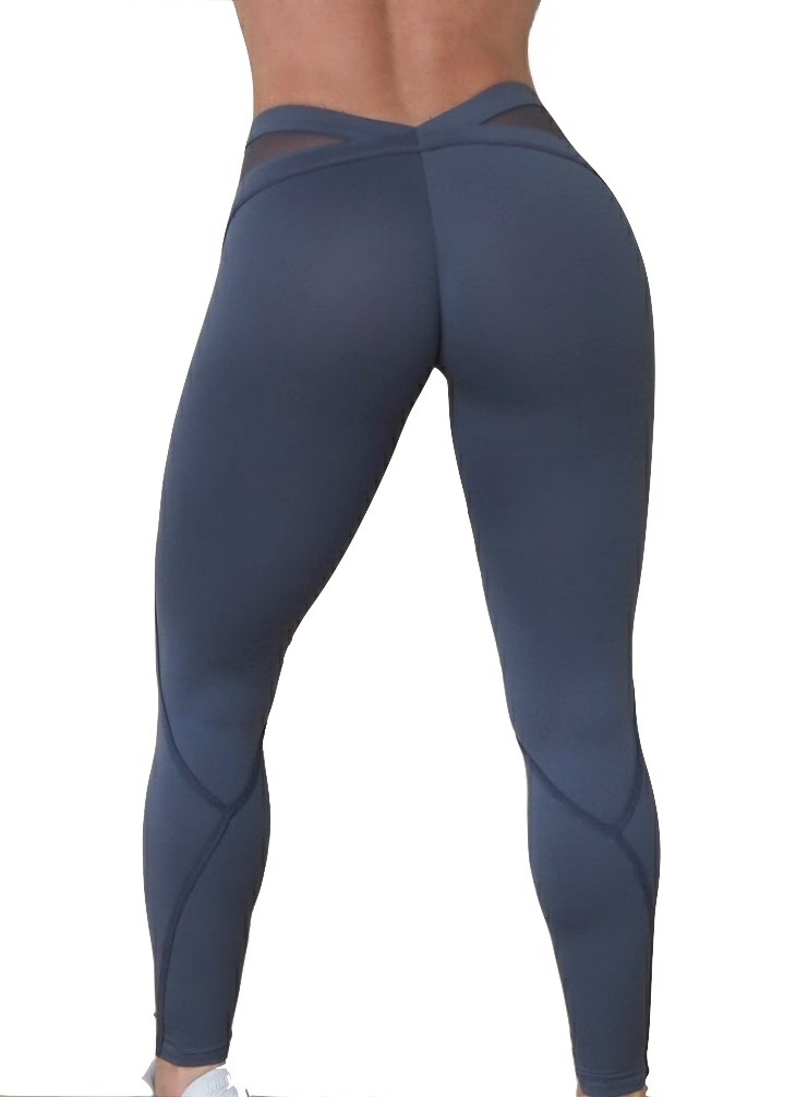 RAW By Adriana Kuhl Bubble Butt Tights Grey - 2