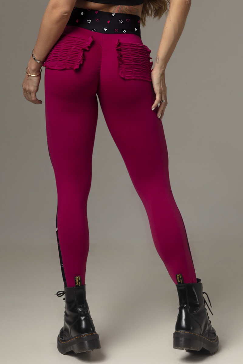 HIPKINI Scrunch Tights  Heart