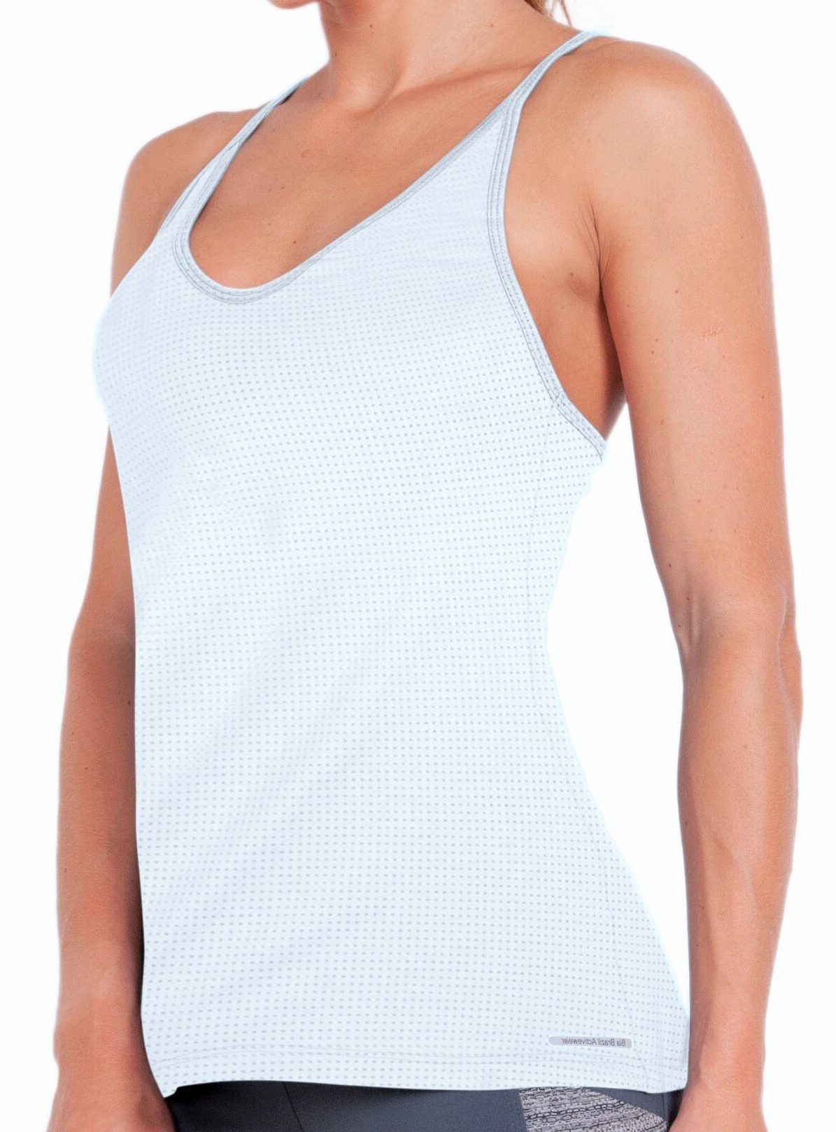 Bia Brazil Tanktop Loose Fit White Mesh - 2