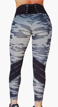 Raw By Adriana Kuhl Tights Crush Camo