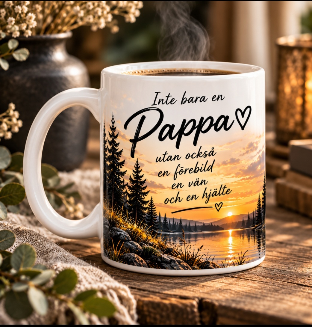 Pappamugg- En förebild o vän o hjälte