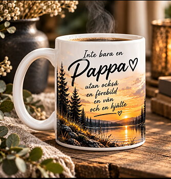Pappamugg- En förebild o vän o hjälte