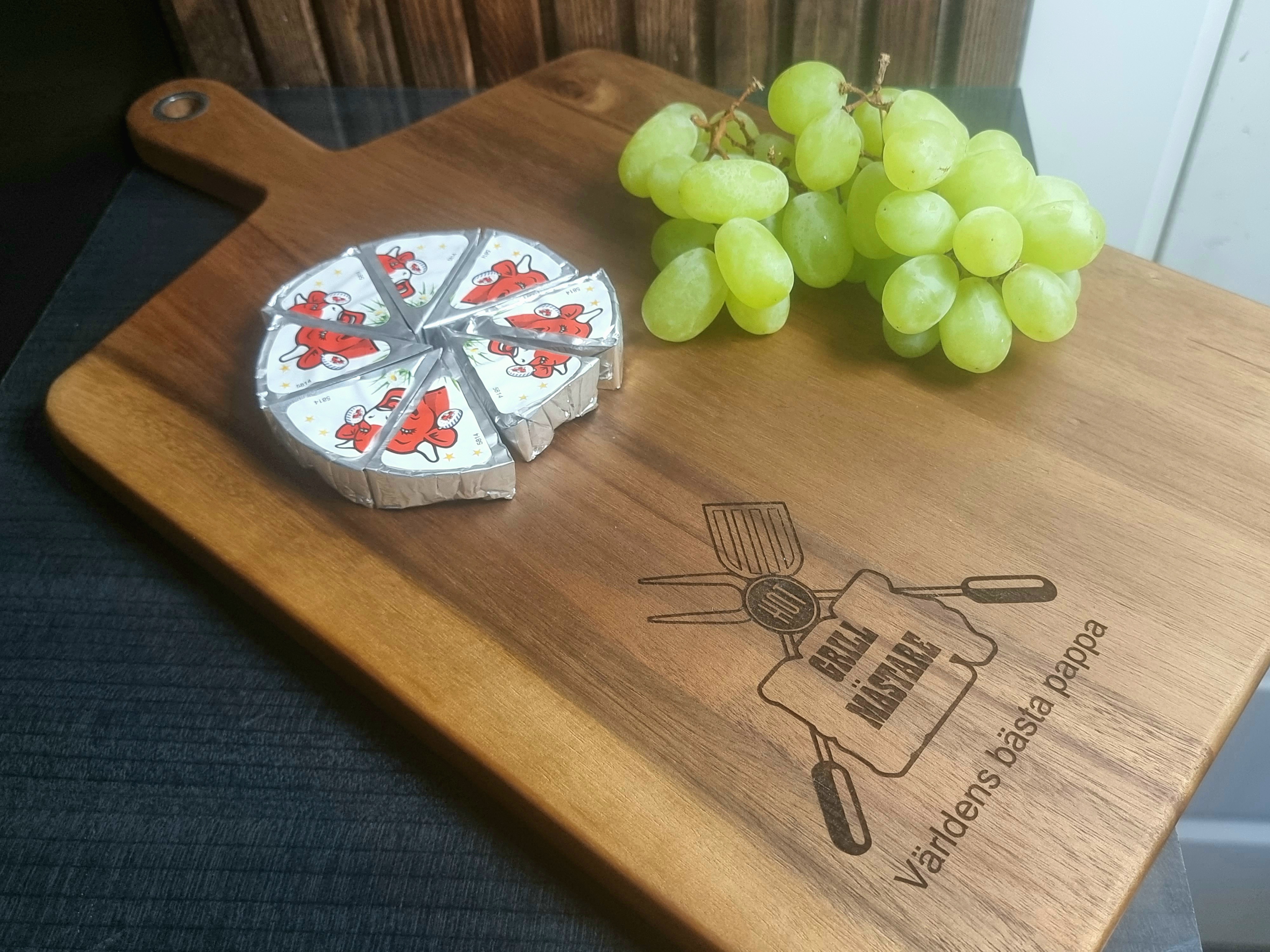 Skärbräda med gravyr  