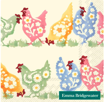 Servetter - SPRING CHICKENS - Kaffe