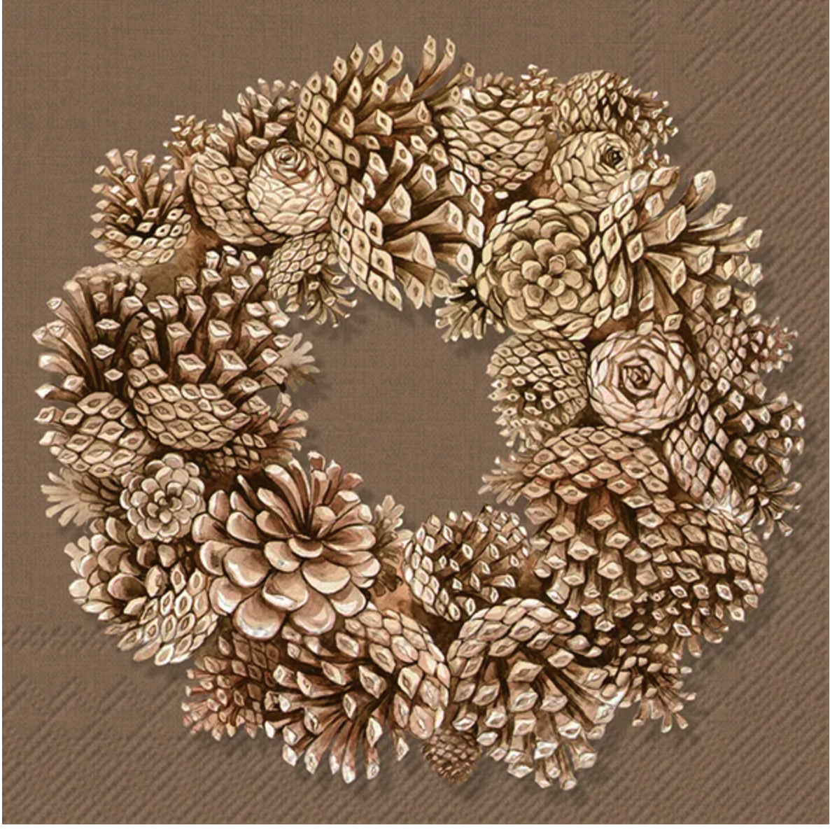Servetter - CONE WREATH - Lunch