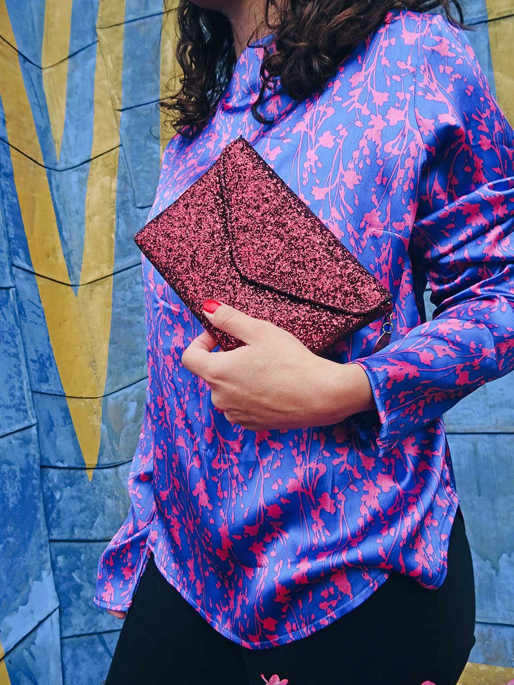 Väska - GALA CLUTCH WINERED - Pipol's Bazaar - 5