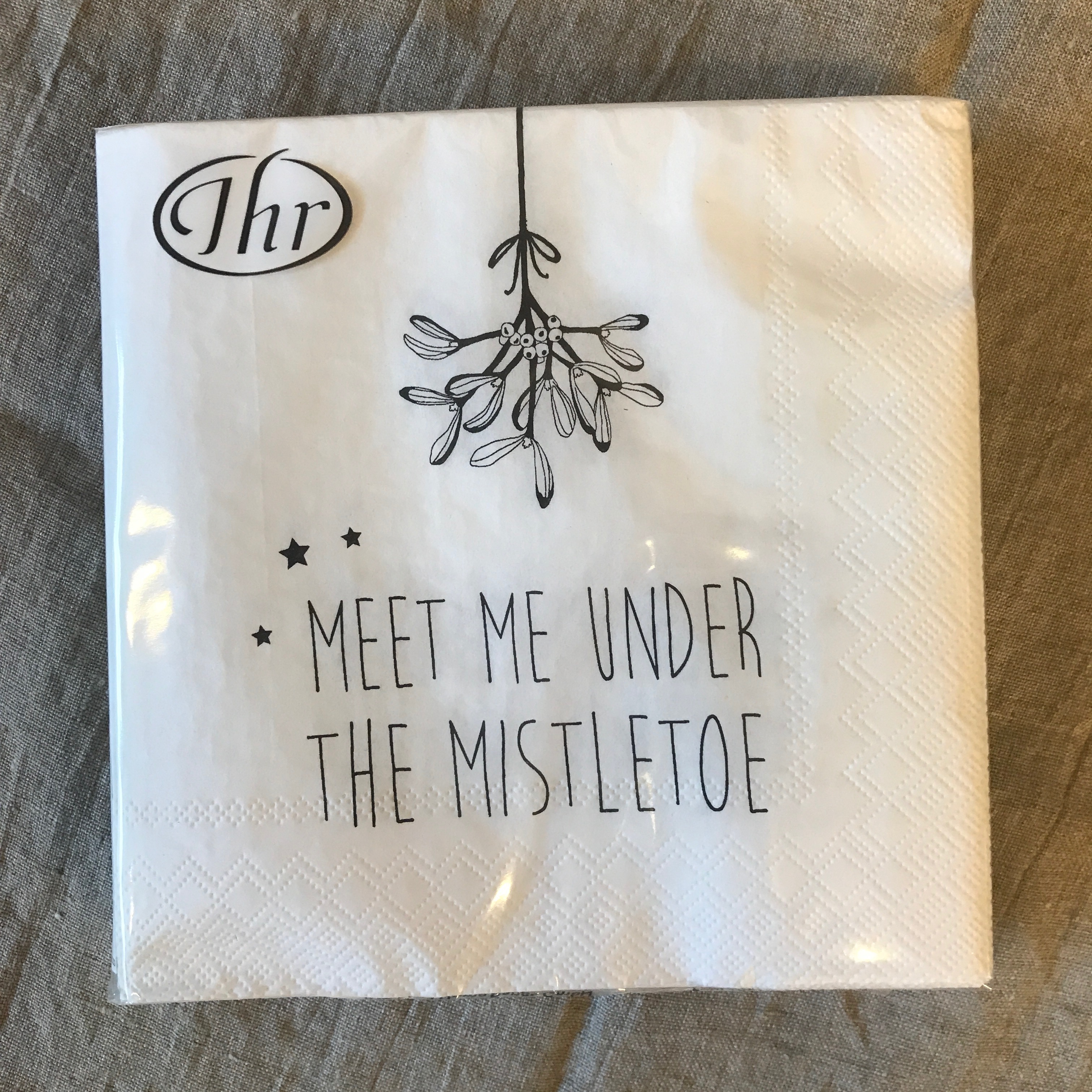 Servetter - MISTLETOE - Lunch