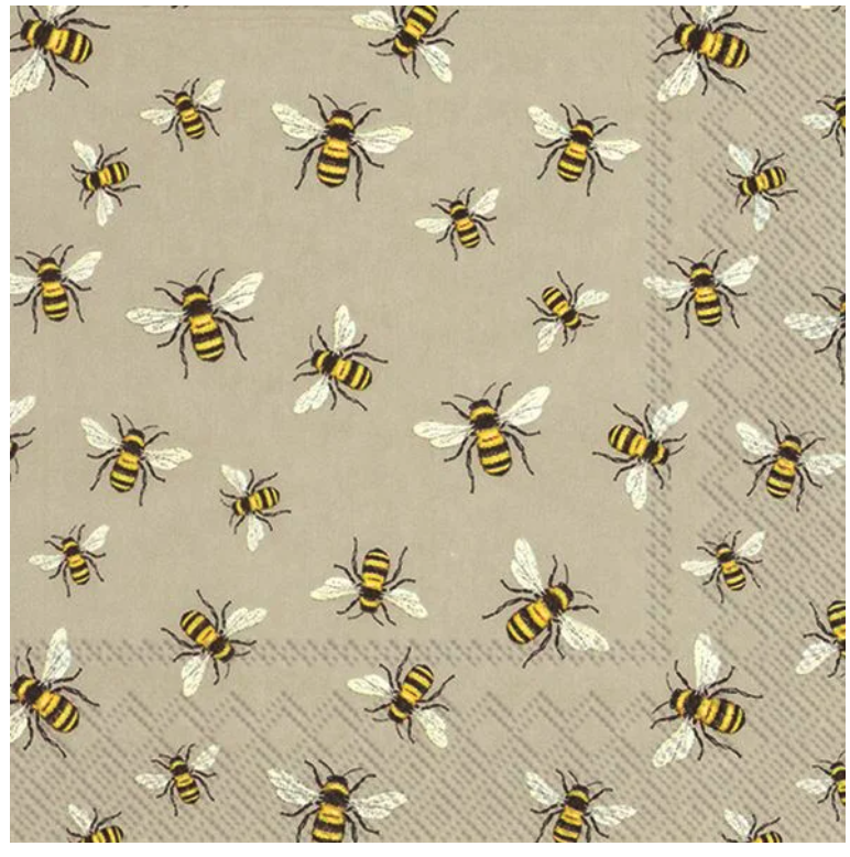 Servetter - LOVELY BEES Linen - Lunch