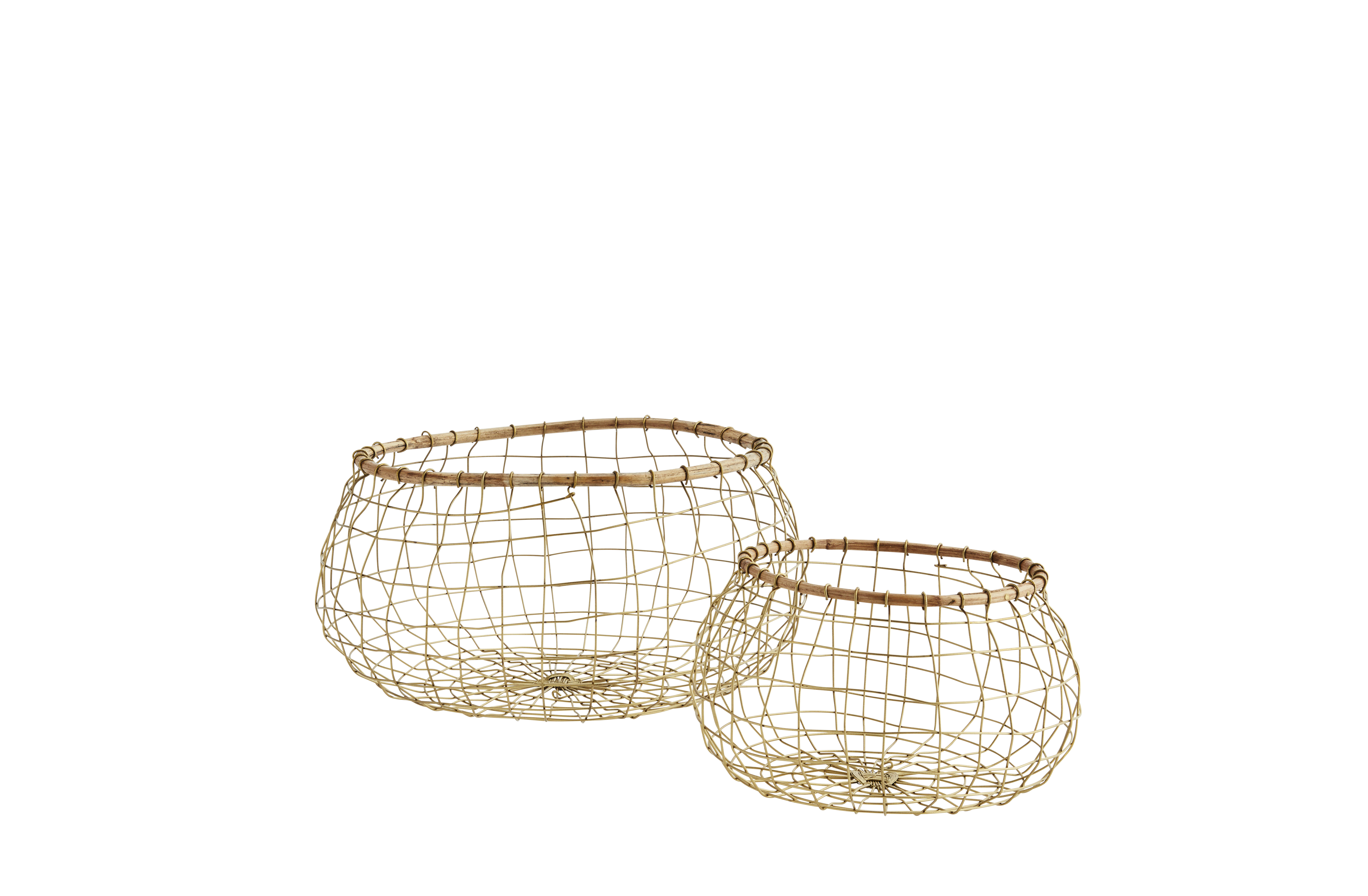 Korg -  ROUND BASKET W/BAMBOO