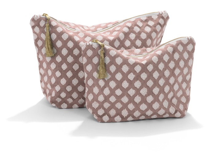 Toiletry Bag - MEDALLION - Fuchsia Rose
