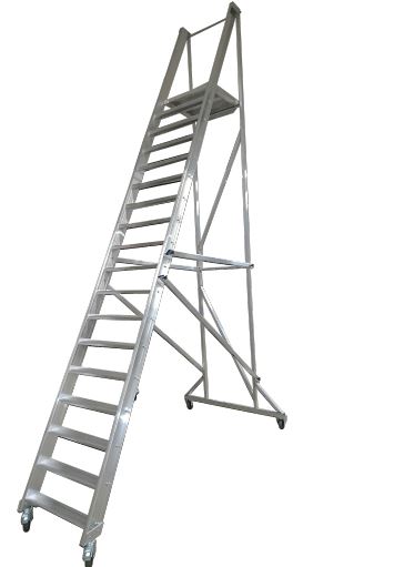 Fällbar aluminiumtrappa