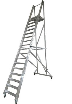 Fällbar aluminiumtrappa