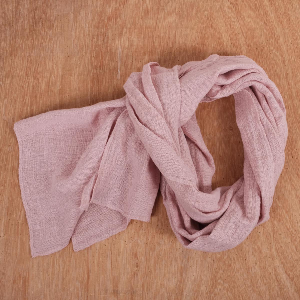 Luukaa Gloria Powder Pink Scarf – Fine Points