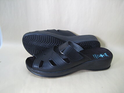 Sandal slip in tofflor Adanex toffel svart