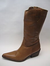 Western Boots stövel Skinnstövlar Brun 