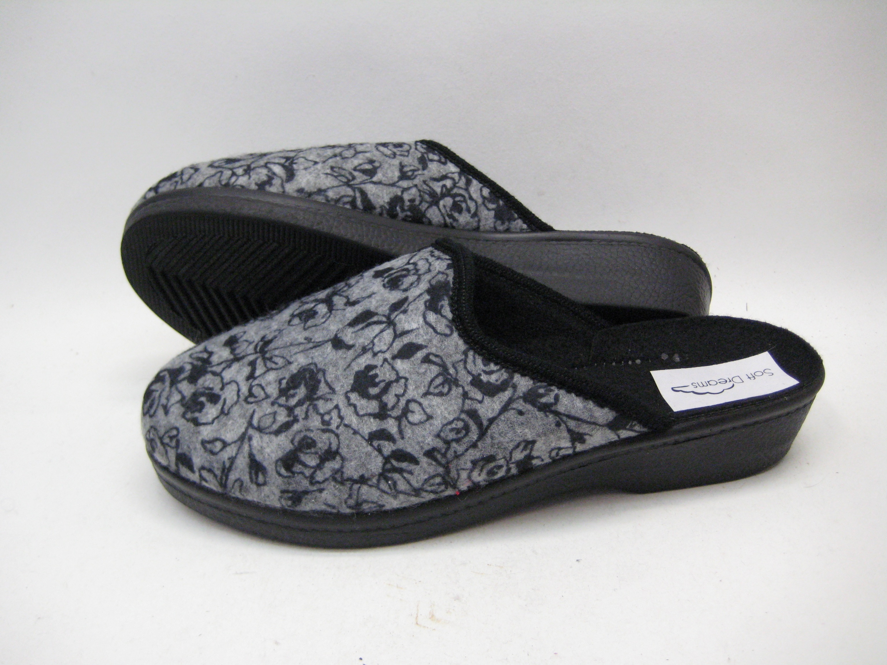 Filt innetofflor  slipper damtoffel