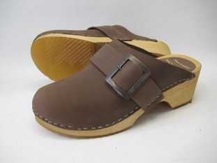  Trätofflor klassisk spänne 11290 brandy Moheda