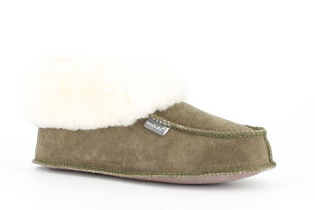 Fårskinnstofflor AXELDA Olive