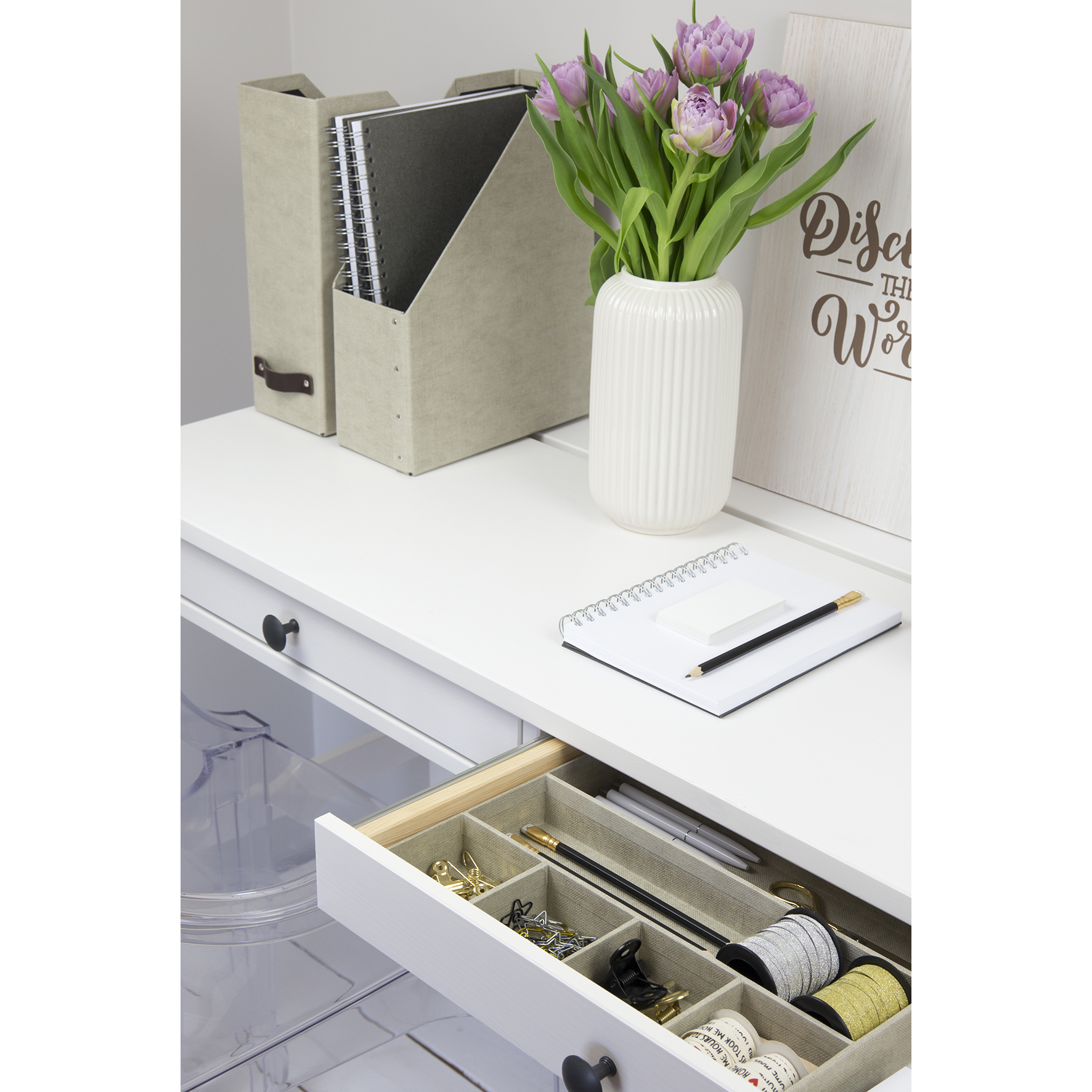 Lådinsats Elliot canvas linen - 7