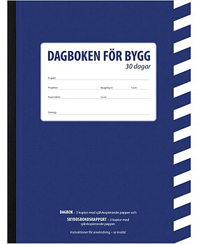 Dagboken för bygg A4 30 dagar