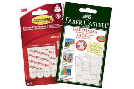 Fästkuddar/Häftmassa