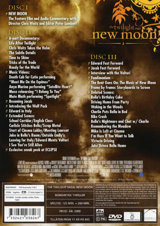 The twilight saga new moon ( 3-disc Fan Edition ) - 2