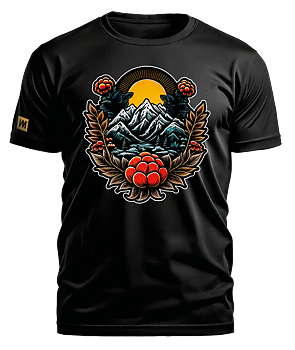 Cloudberry mountains t-shirt