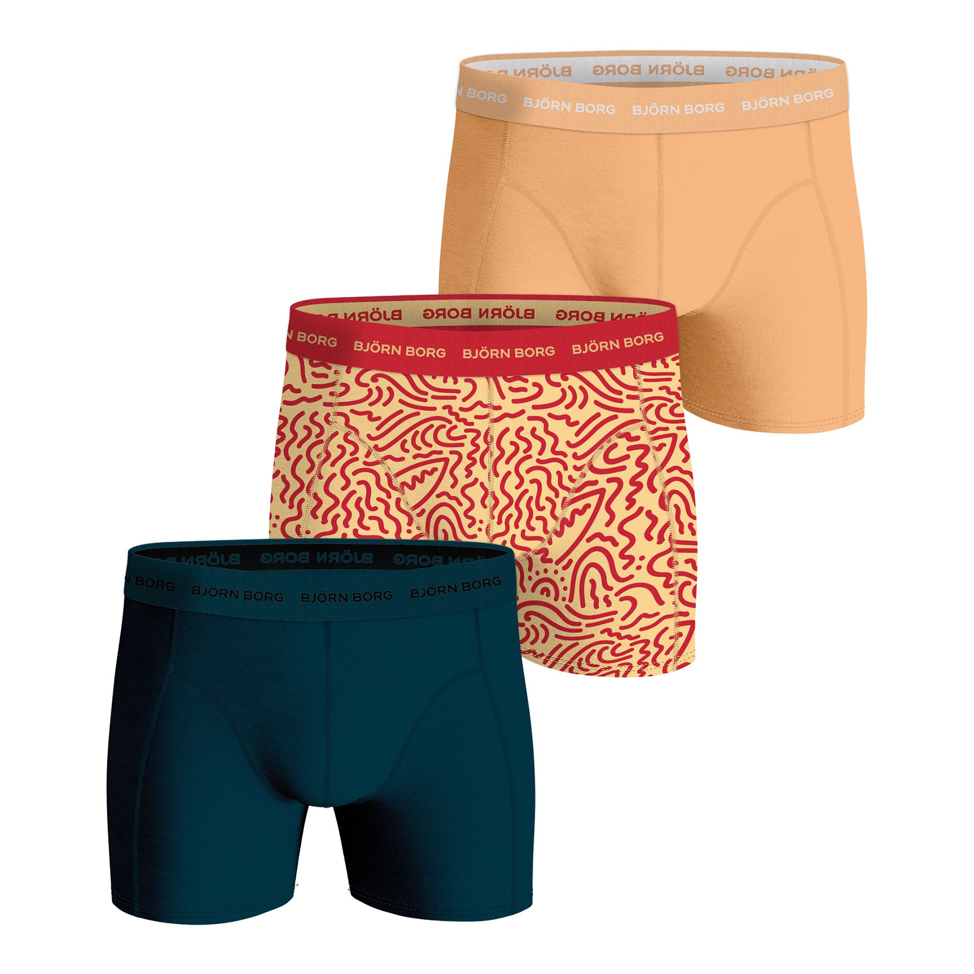 Björn Borg Cotton Stretch Boxer 3P Boxerkalsonger - 3