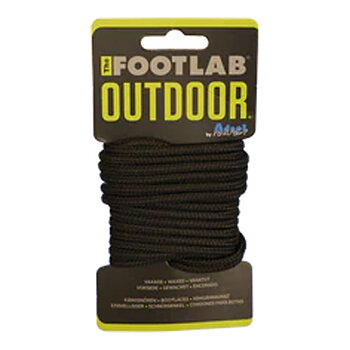 Footlab Skoband Boot Rund Svart 72"