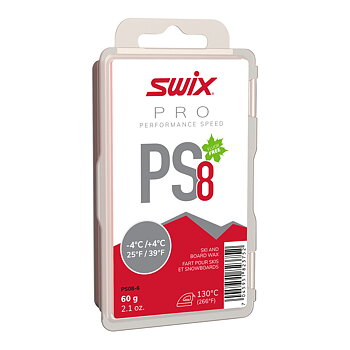 Swix Ps8 Red, -4°C/+4°C, 60G