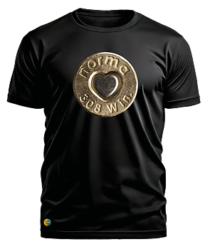 NORMA® Headstamp Heart men's t-shirt