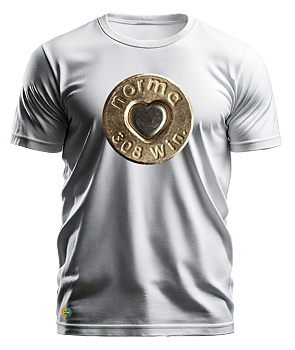NORMA® Headstamp Heart men's t-shirt