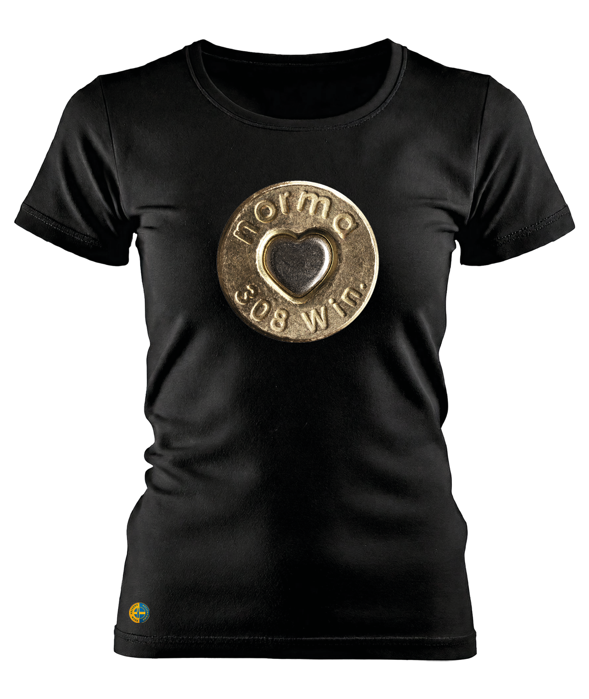 NORMA® Headstamp Heart dam t-shirt