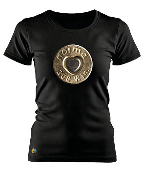 NORMA® Headstamp Heart women's t-shirt