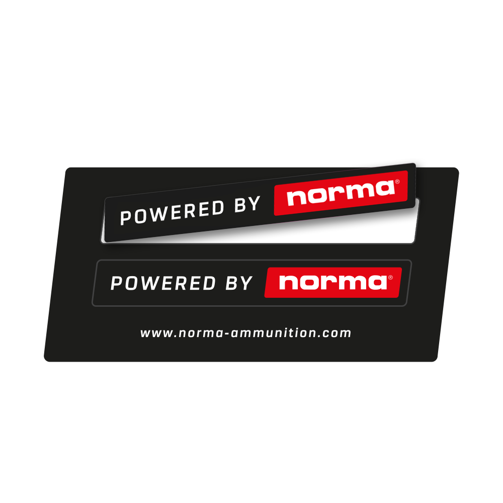 Powered by Norma® Klistermärken