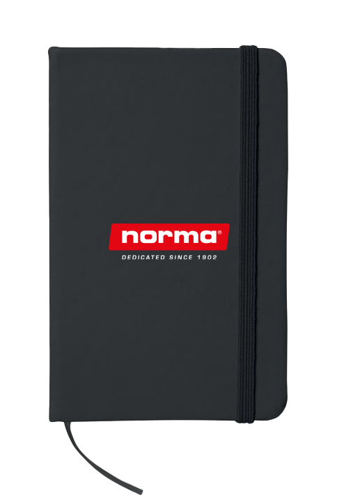 Norma® notebook black A6-size