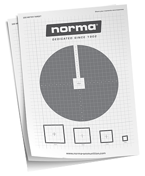 NORMA zeroing target A3 format 10-pack
