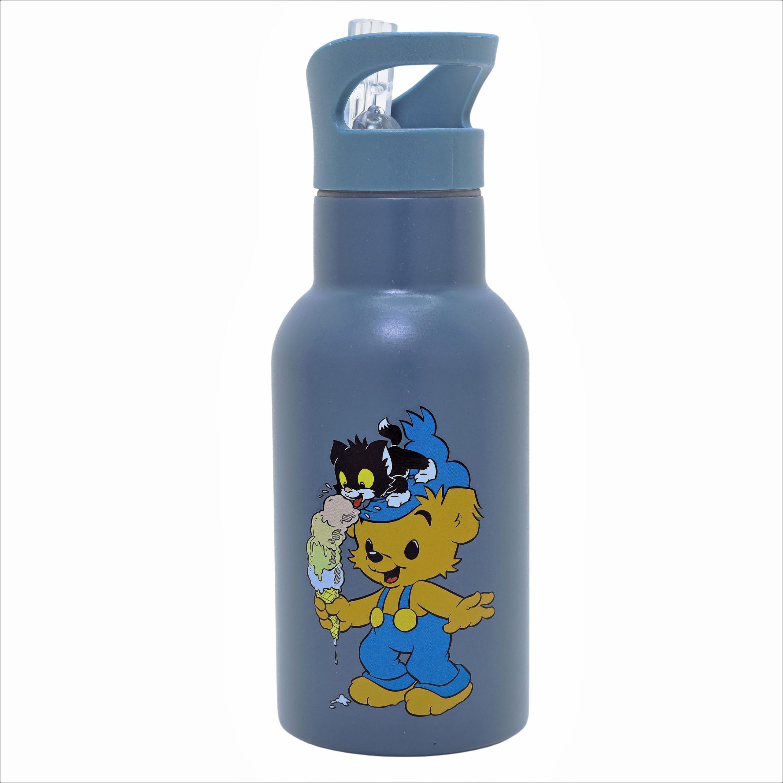 Bamse, Vattenflaska, petrol-blå