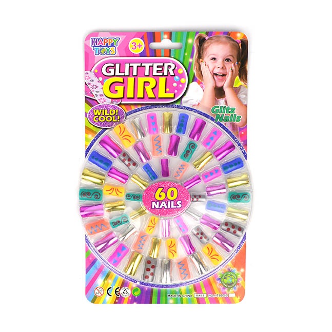 Glitter Girl Lösnaglar