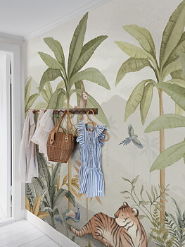 Wild Jungle Mural - 6945