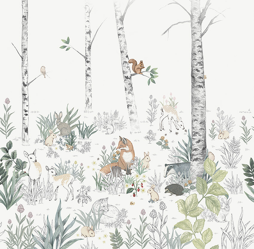 Magic Forest Mural - 7481