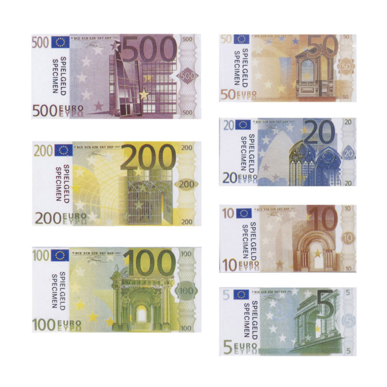 Leksakspengar - Euro - 2