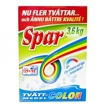 Tvättmedel Spar Color 3,6kg