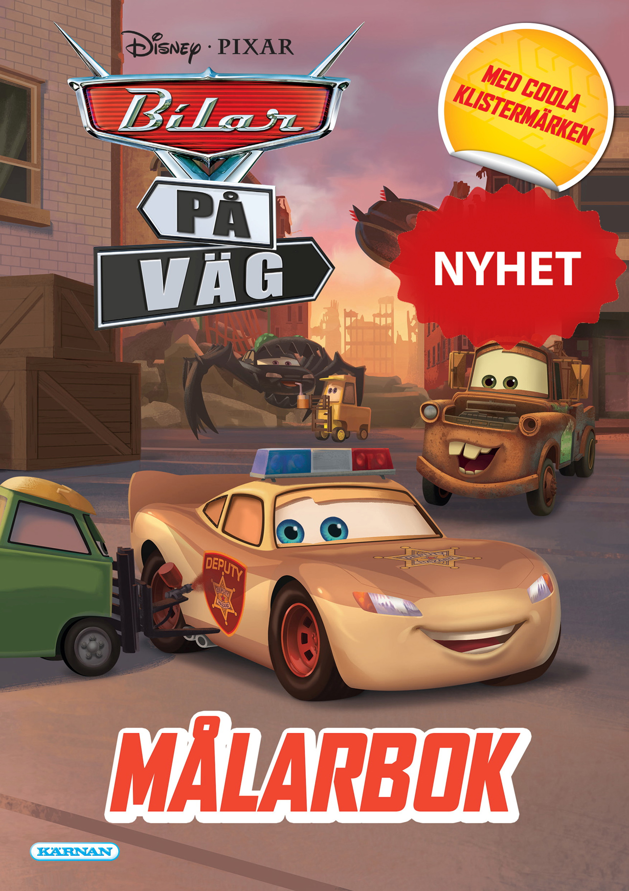 Målarbok Bilar
