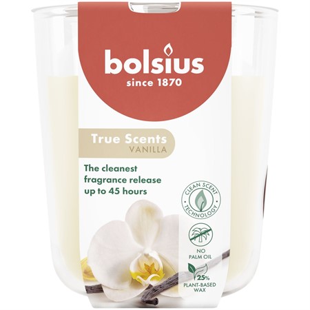 Doftljus i Glas 9,7 x 8,5cm Vanilj