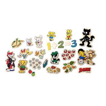 Bamse Magnetsiffror + Bamse Figurer