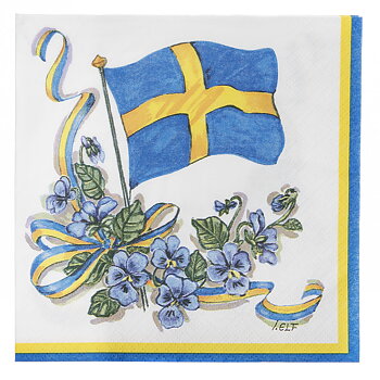 Matservetter Svenska Flaggan 20-pack