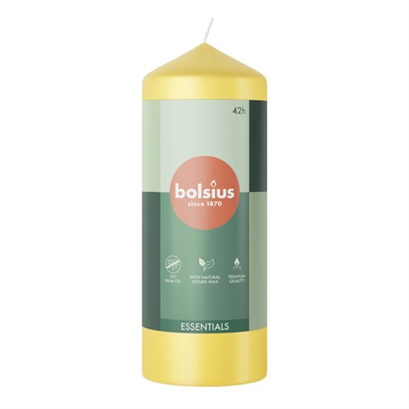 Blockljus 15x8cm Sunny Yellow