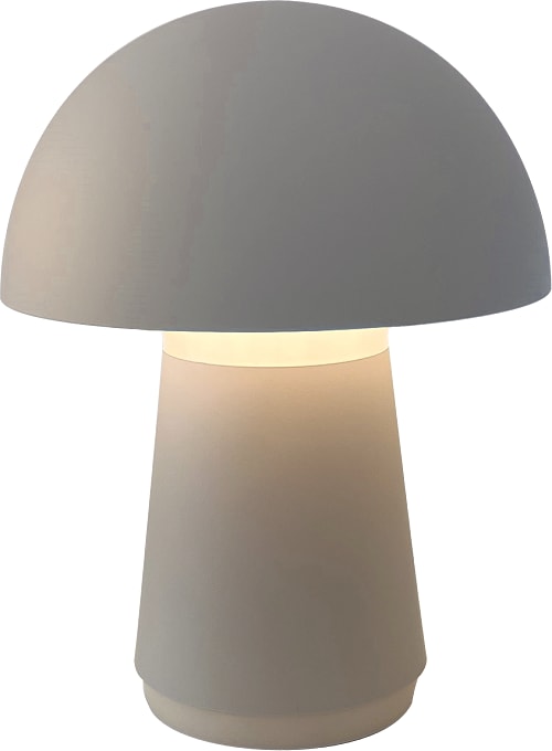 Mushroom Touch Grå Bordslampa