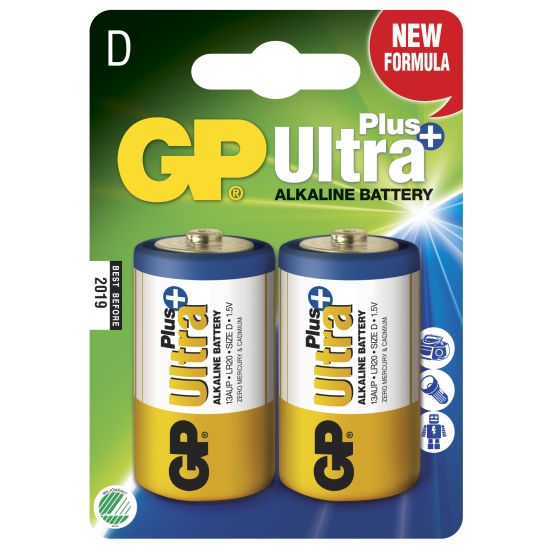 Batteri LR20 D 2-pack